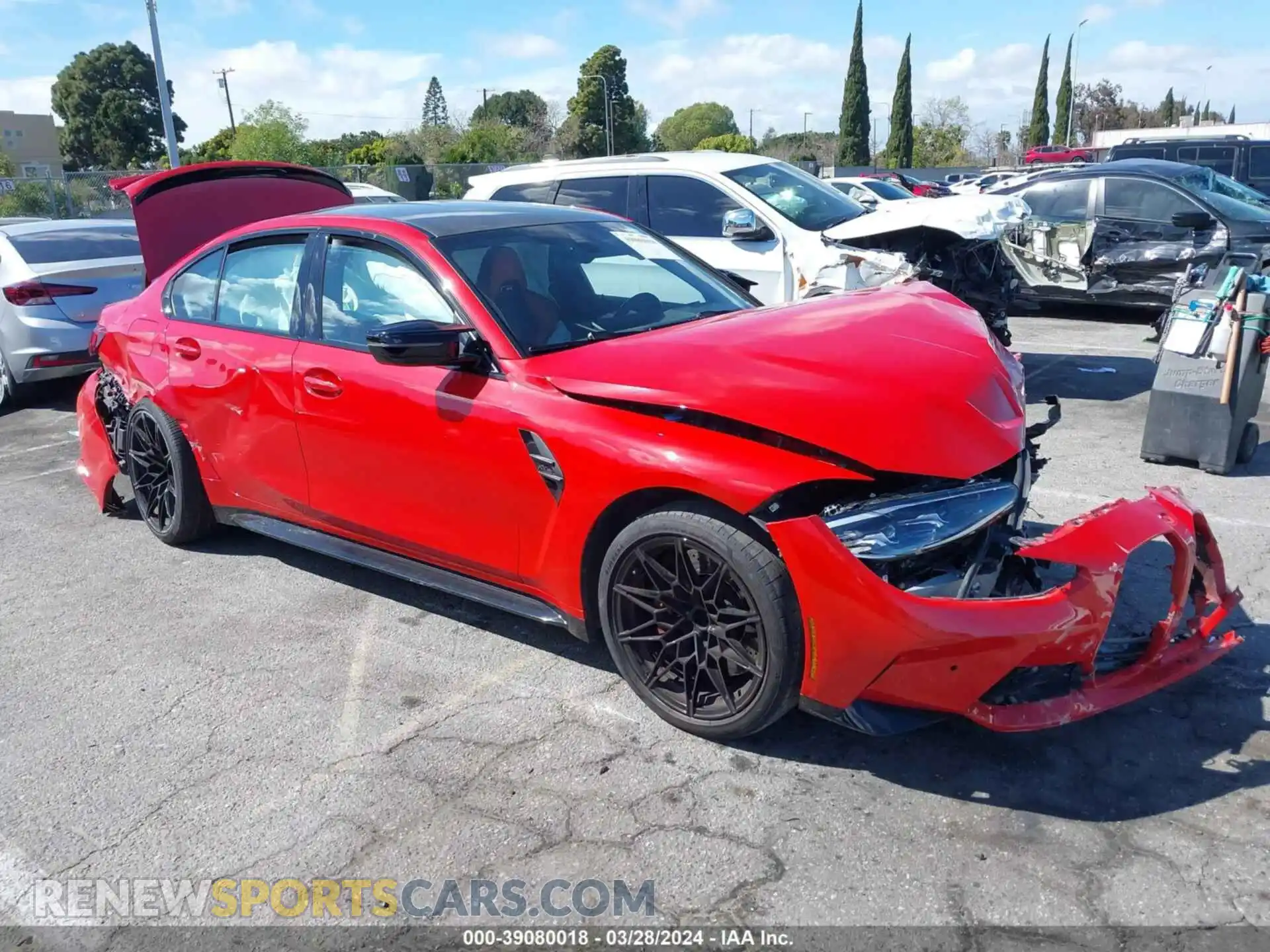 1 Photograph of a damaged car WBS33AY01PFN84679 BMW M3 2023