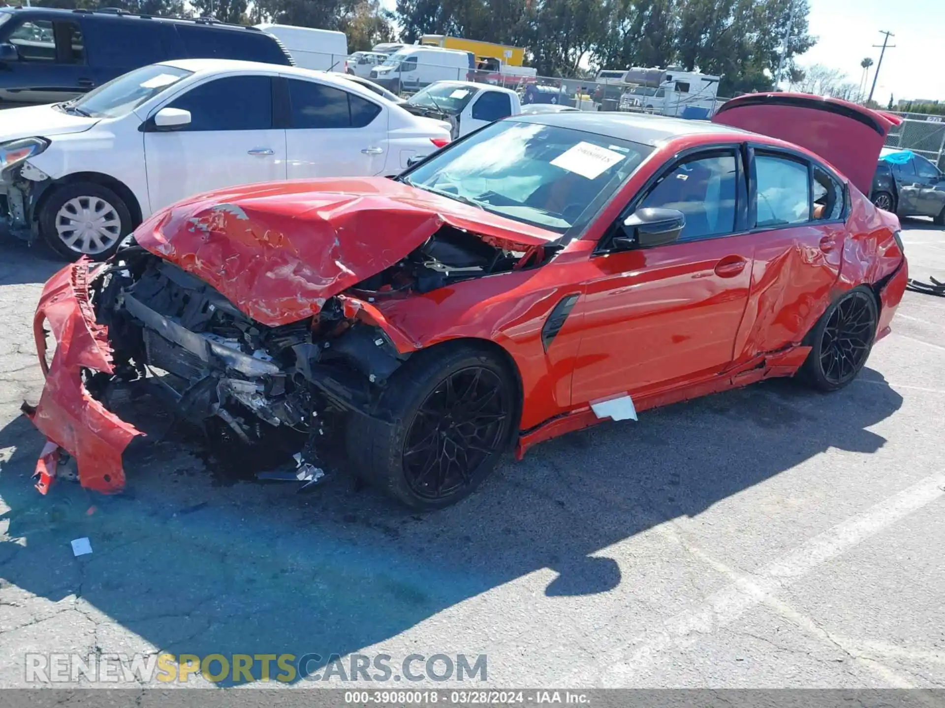 2 Photograph of a damaged car WBS33AY01PFN84679 BMW M3 2023