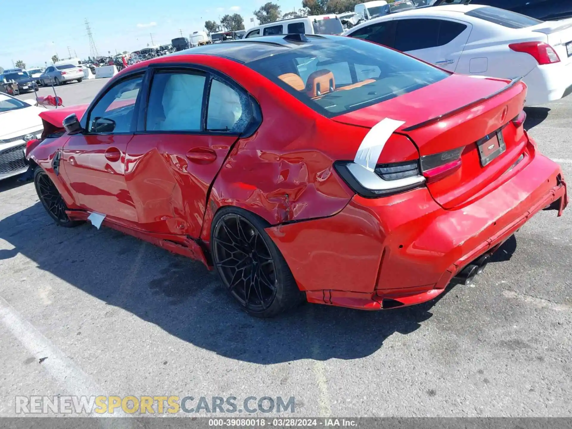 3 Photograph of a damaged car WBS33AY01PFN84679 BMW M3 2023