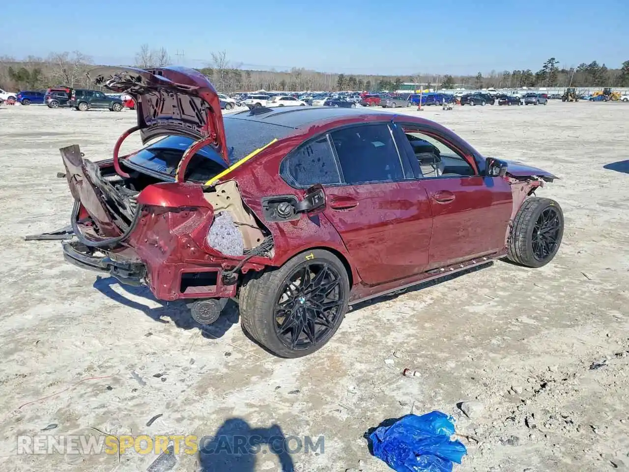 3 Фотография поврежденного автомобиля WBS33AY05PFN47182 BMW M3 2023
