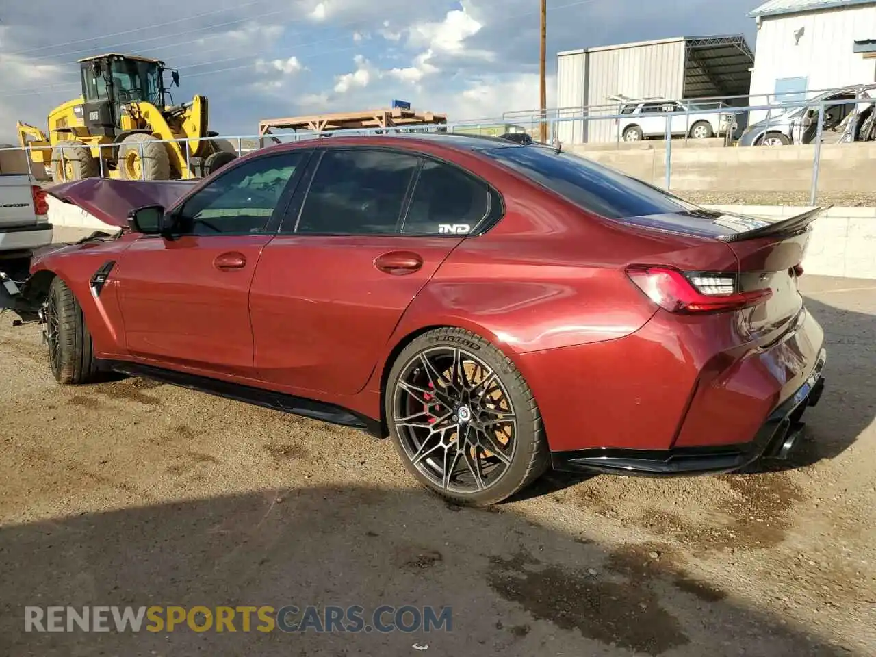 2 Photograph of a damaged car WBS33AY07PFN29346 BMW M3 2023