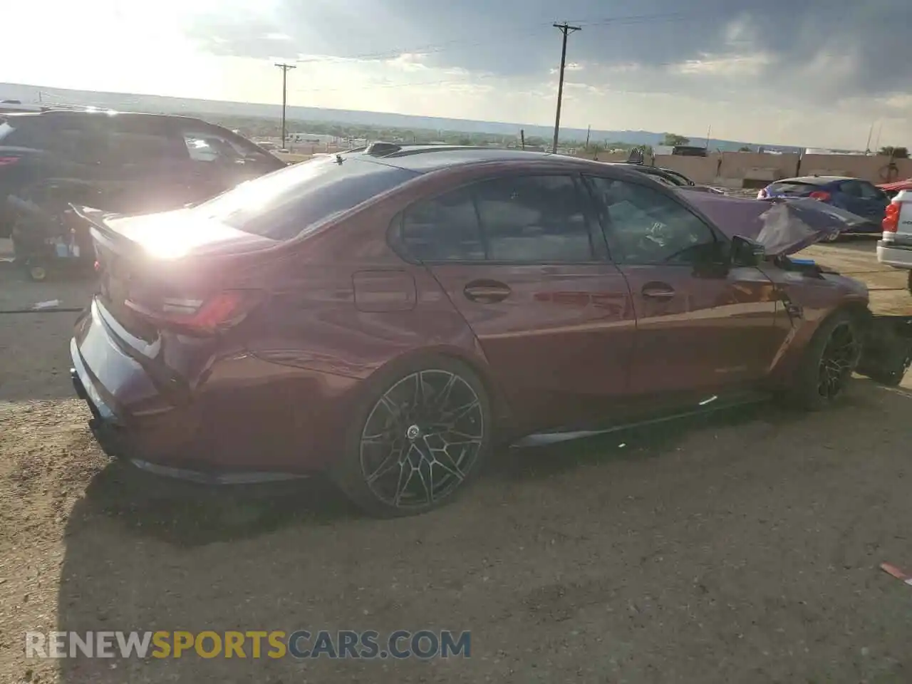 3 Photograph of a damaged car WBS33AY07PFN29346 BMW M3 2023