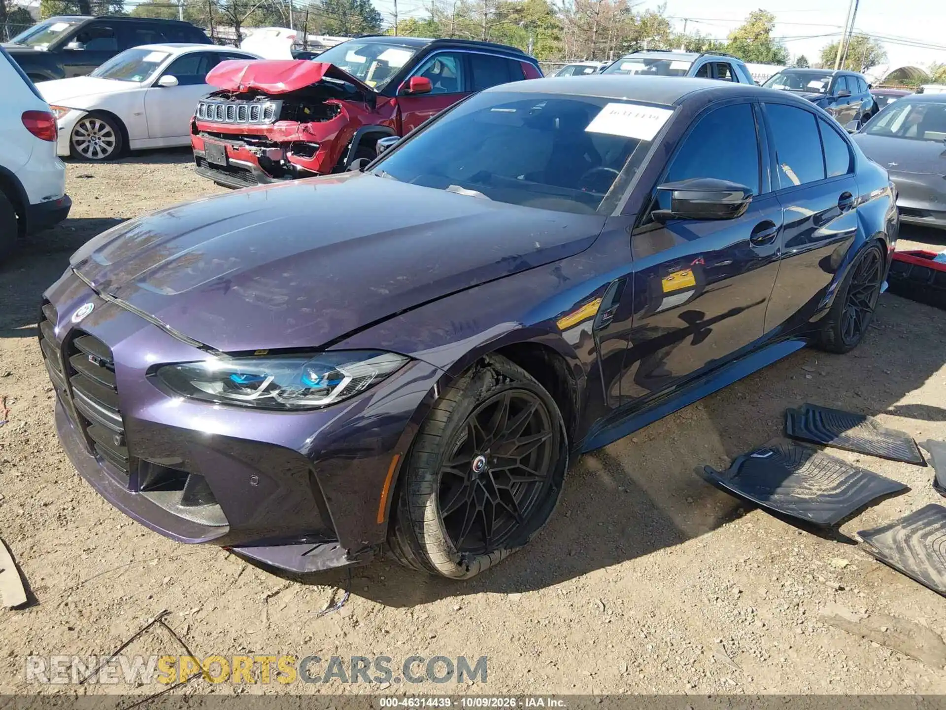 2 Photograph of a damaged car WBS43AY00PFN44291 BMW M3 2023