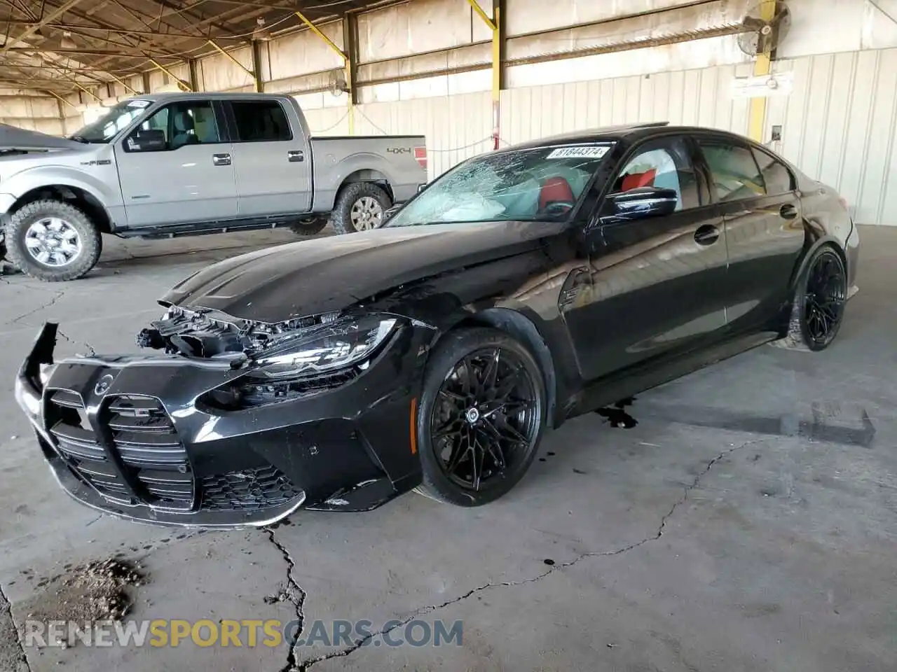 1 Photograph of a damaged car WBS43AY00PFP01785 BMW M3 2023