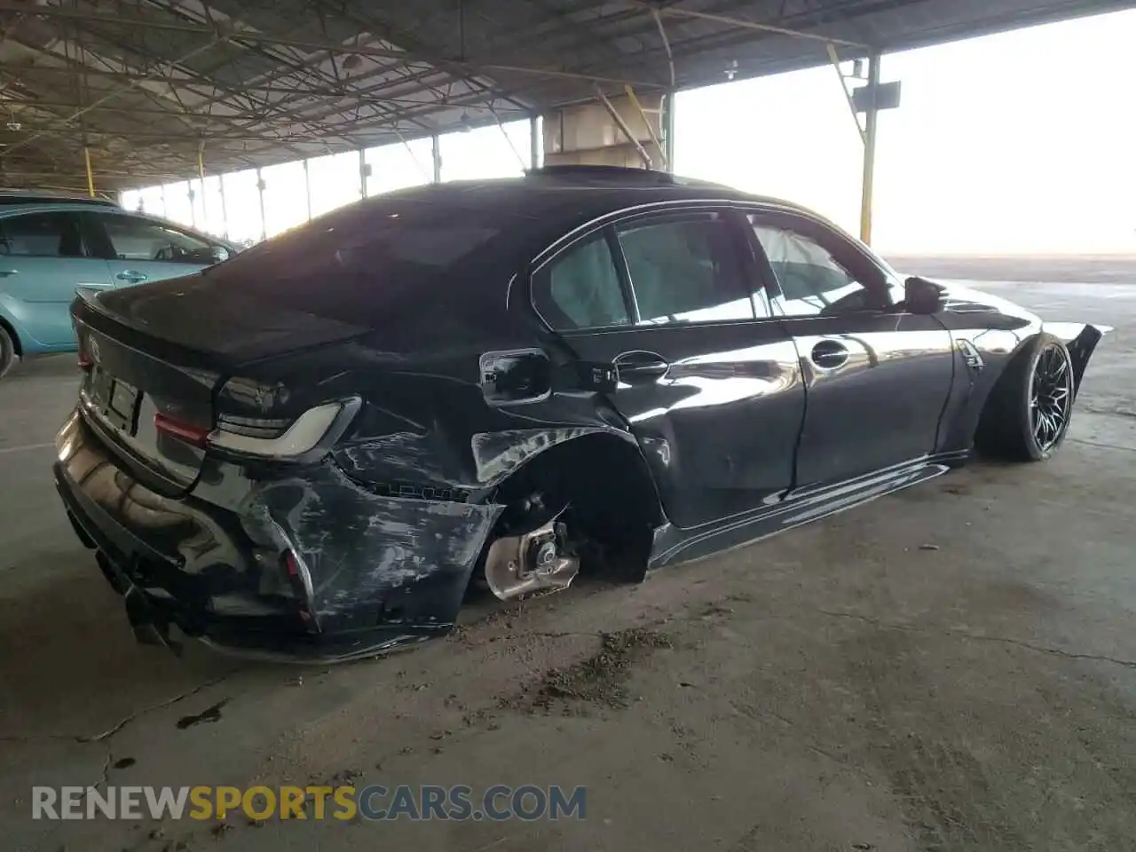 3 Photograph of a damaged car WBS43AY00PFP01785 BMW M3 2023