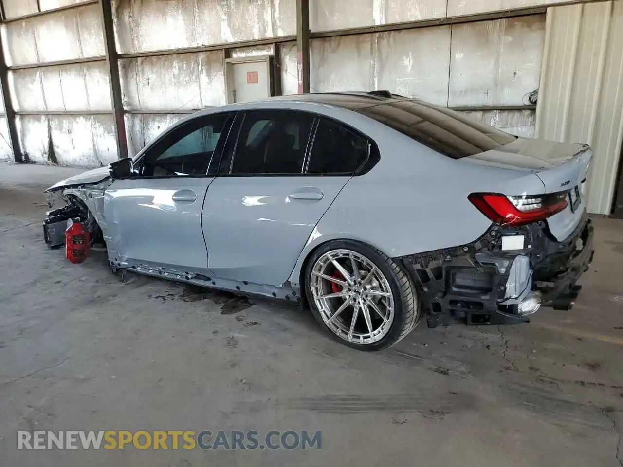 2 Photograph of a damaged car WBS43AY01PFN59074 BMW M3 2023