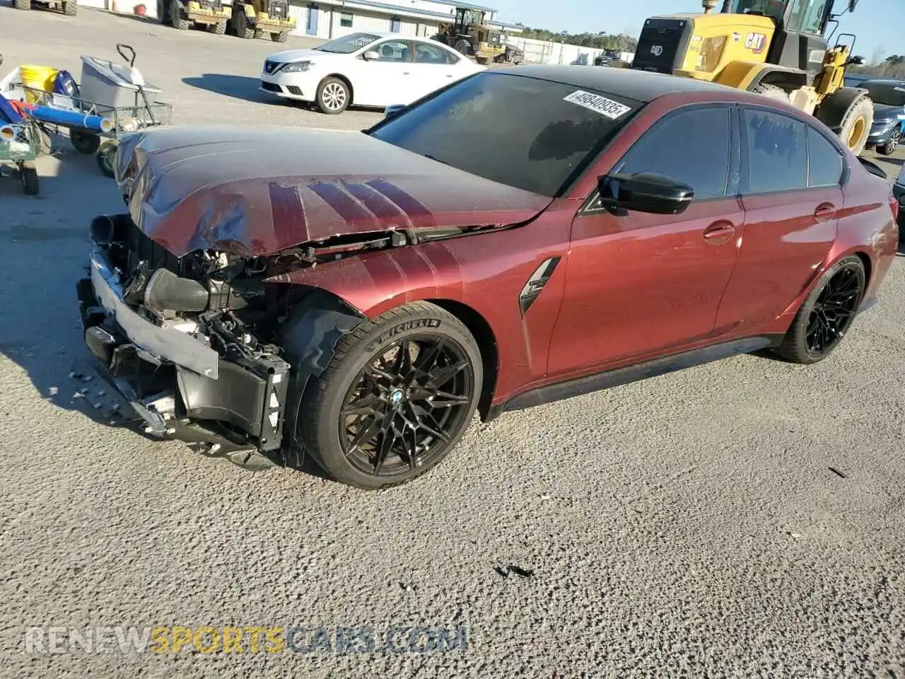 1 Photograph of a damaged car WBS43AY01PFP95661 BMW M3 2023