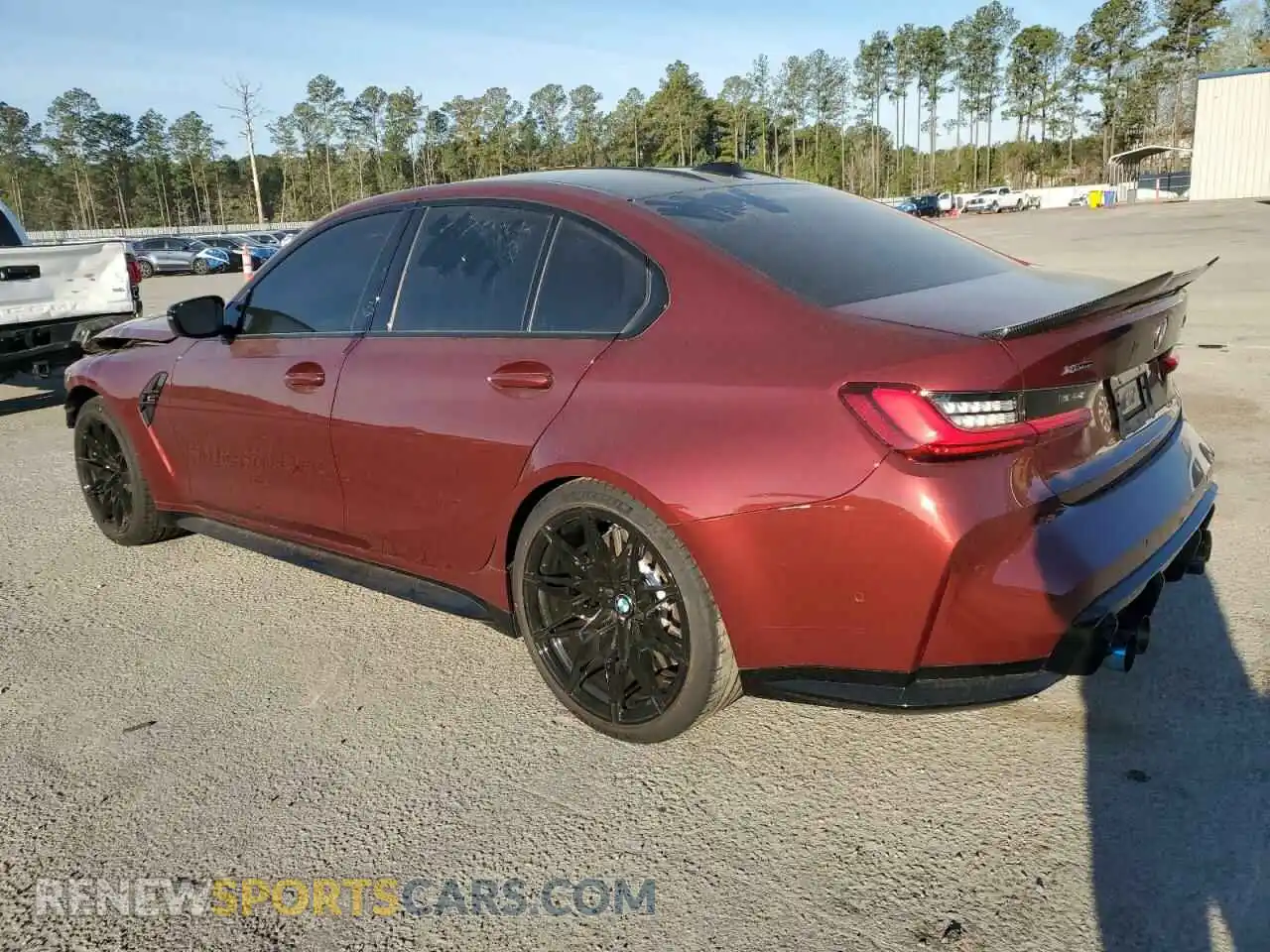 2 Photograph of a damaged car WBS43AY01PFP95661 BMW M3 2023