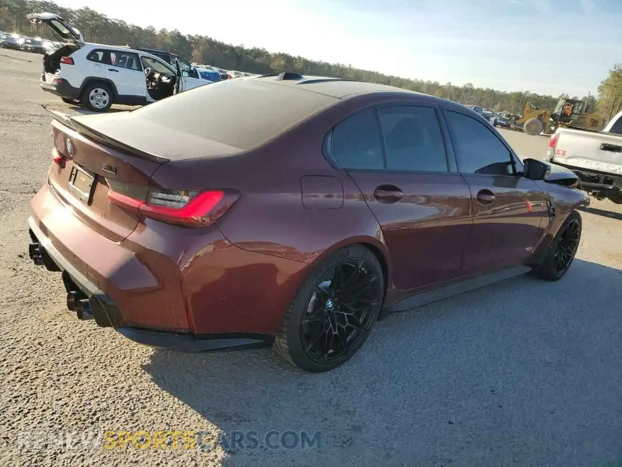3 Photograph of a damaged car WBS43AY01PFP95661 BMW M3 2023
