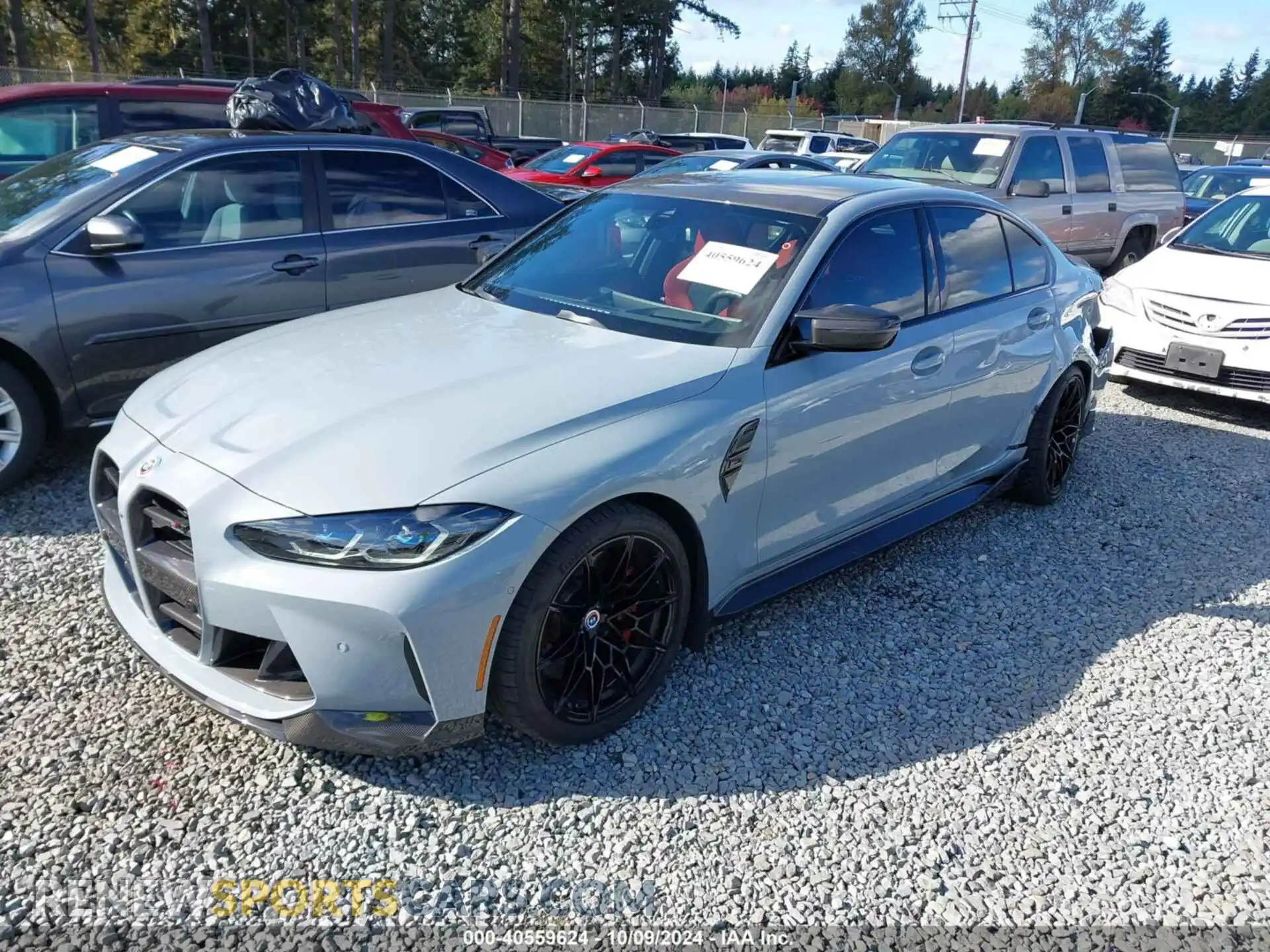 2 Photograph of a damaged car WBS43AY02PFN54000 BMW M3 2023