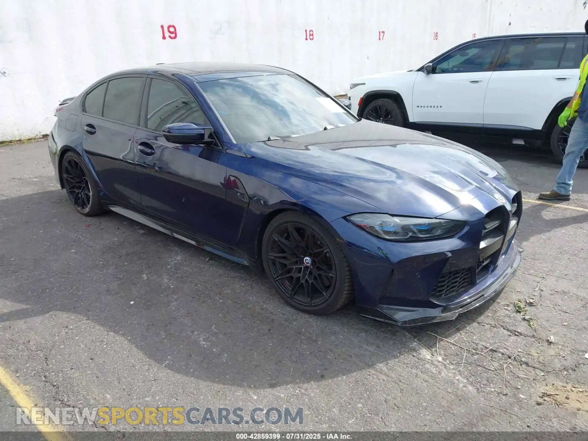 1 Photograph of a damaged car WBS43AY02PFP63429 BMW M3 2023