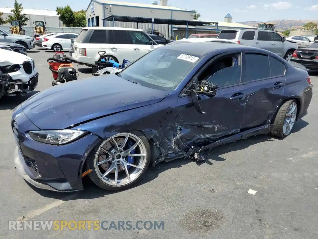 1 Photograph of a damaged car WBS43AY02PFP98617 BMW M3 2023
