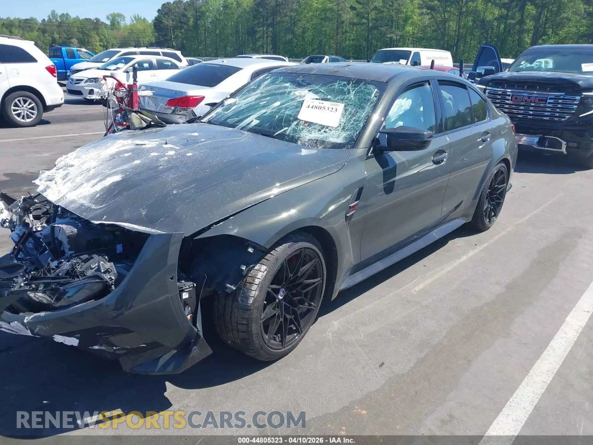 2 Photograph of a damaged car WBS43AY04PFN35562 BMW M3 2023