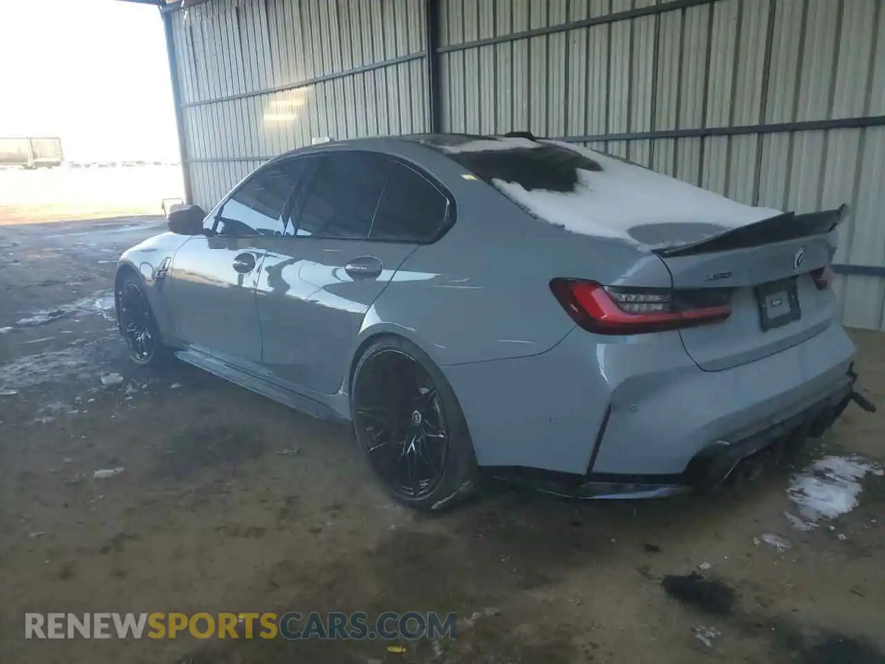 2 Photograph of a damaged car WBS43AY04PFN47162 BMW M3 2023