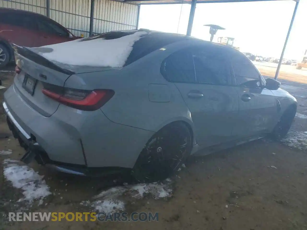 3 Photograph of a damaged car WBS43AY04PFN47162 BMW M3 2023