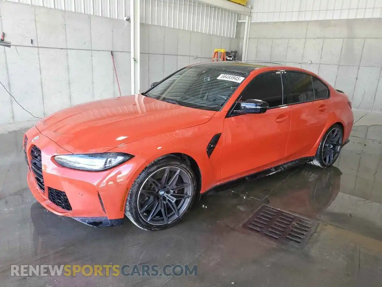 1 Photograph of a damaged car WBS43AY04PFN56217 BMW M3 2023