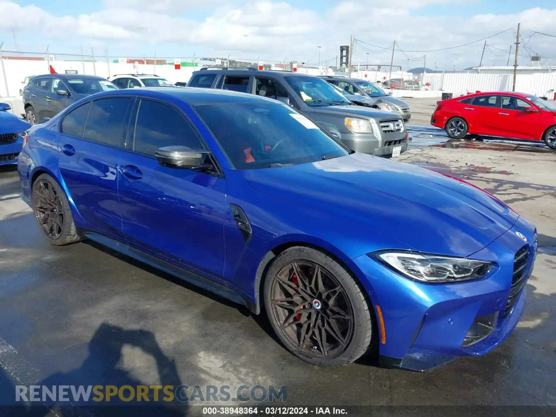 1 Photograph of a damaged car WBS43AY04PFP58703 BMW M3 2023