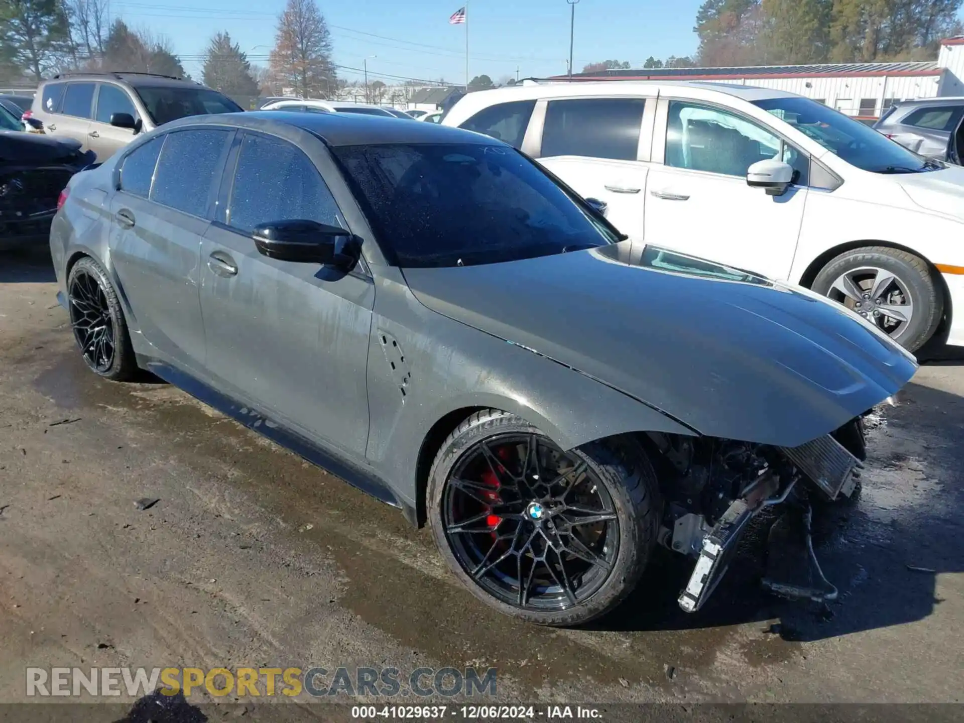1 Photograph of a damaged car WBS43AY06PFP98328 BMW M3 2023