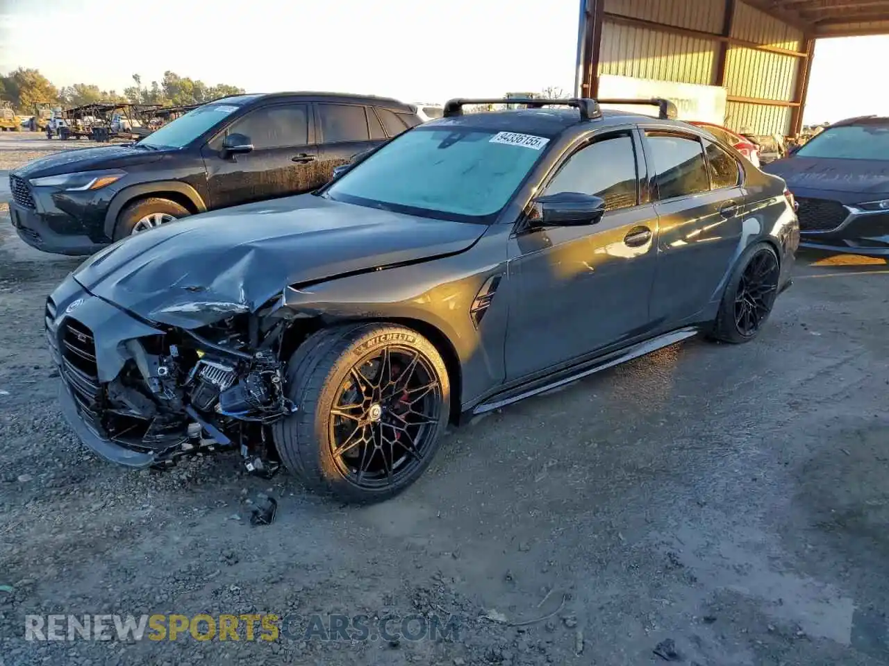 1 fotografías del automóvil dañado WBS43AY07PFN98218 BMW M3 2023
