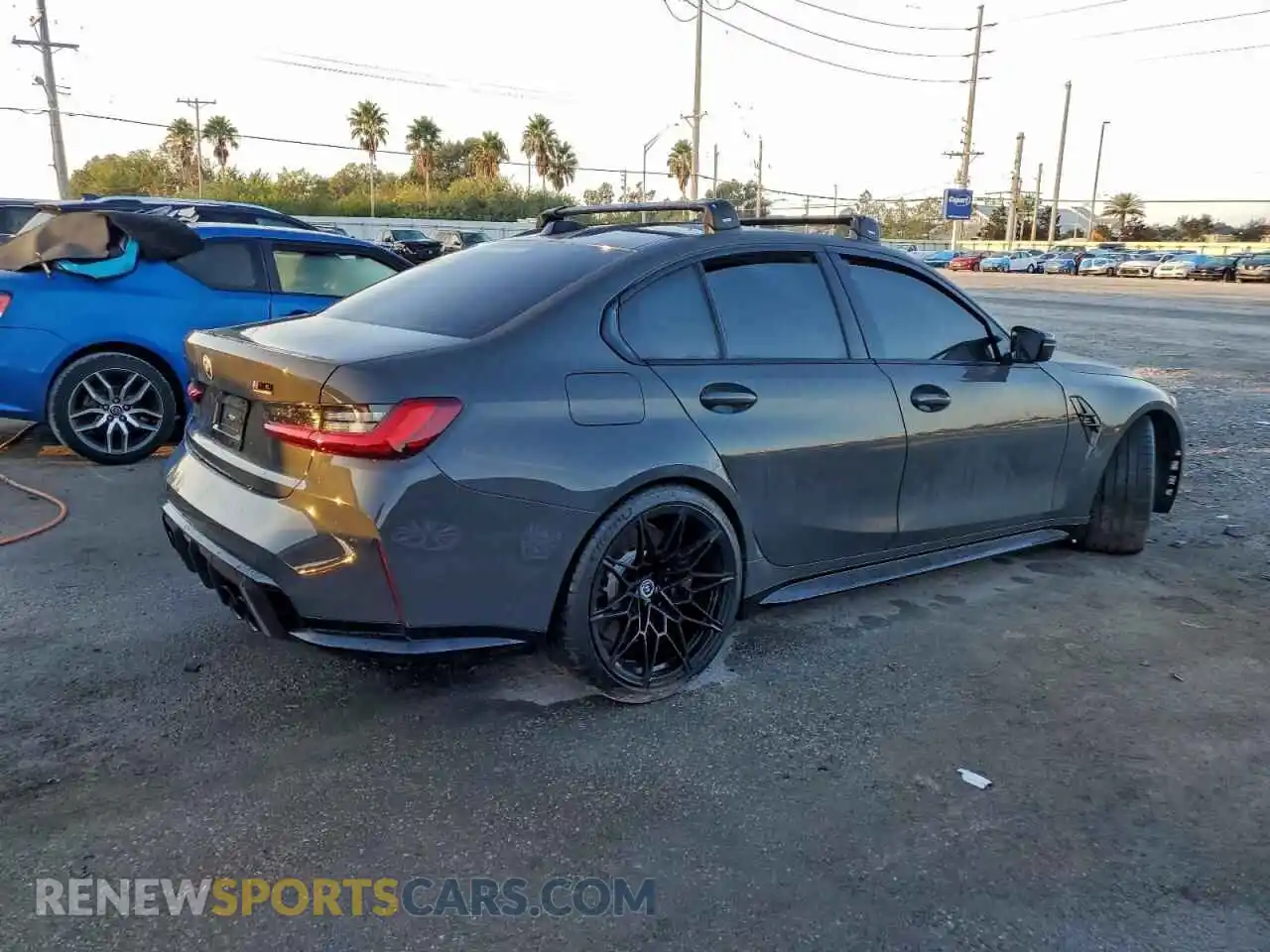 3 fotografías del automóvil dañado WBS43AY07PFN98218 BMW M3 2023