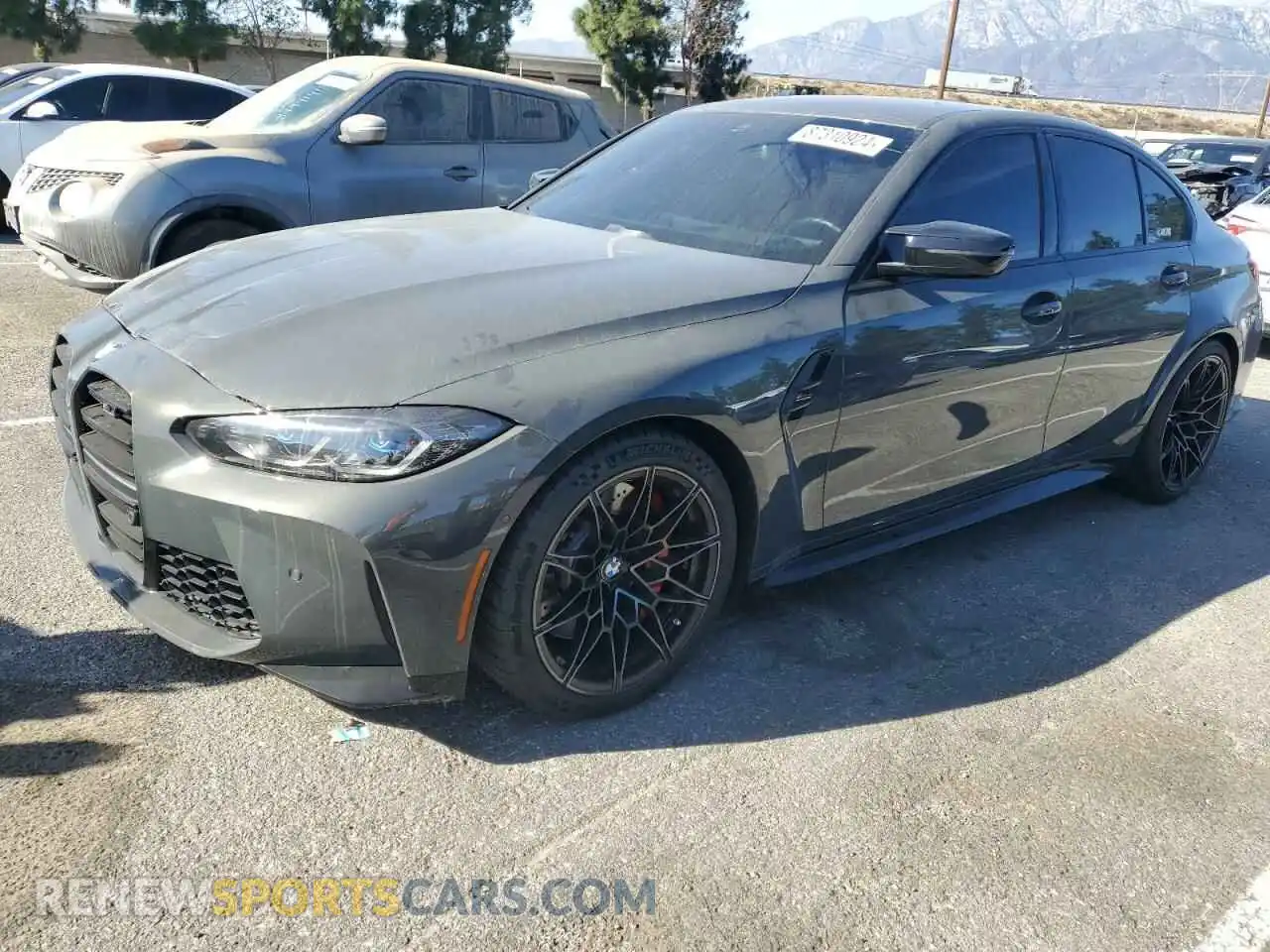 1 Photograph of a damaged car WBS43AY07PFP03873 BMW M3 2023