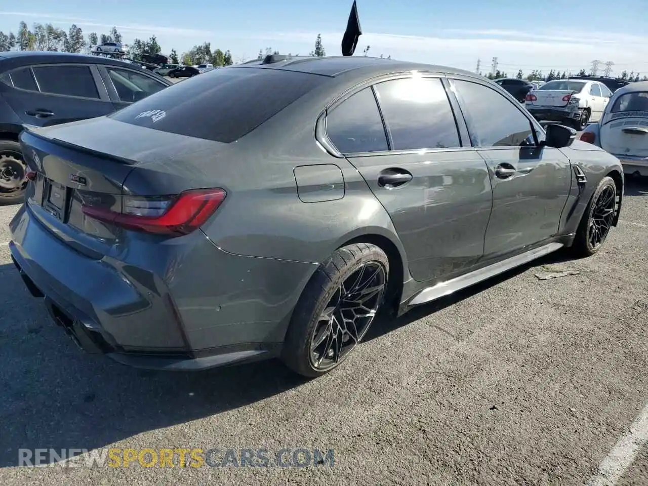 3 Photograph of a damaged car WBS43AY07PFP03873 BMW M3 2023