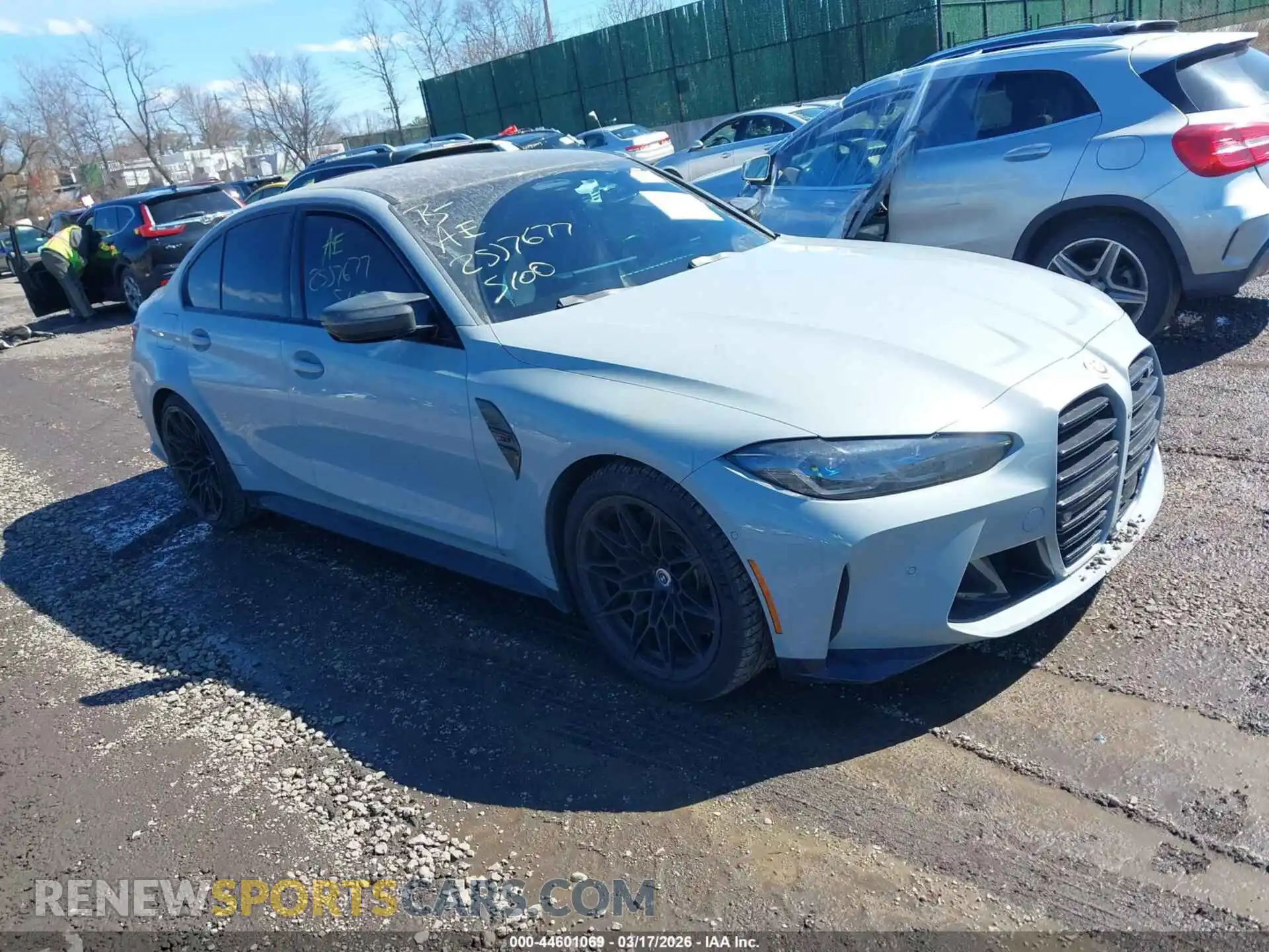 1 Photograph of a damaged car WBS43AY08PFN49481 BMW M3 2023