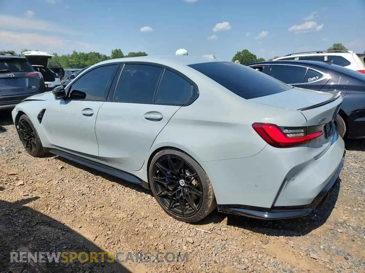 2 Photograph of a damaged car WBS43AY09PFN85521 BMW M3 2023