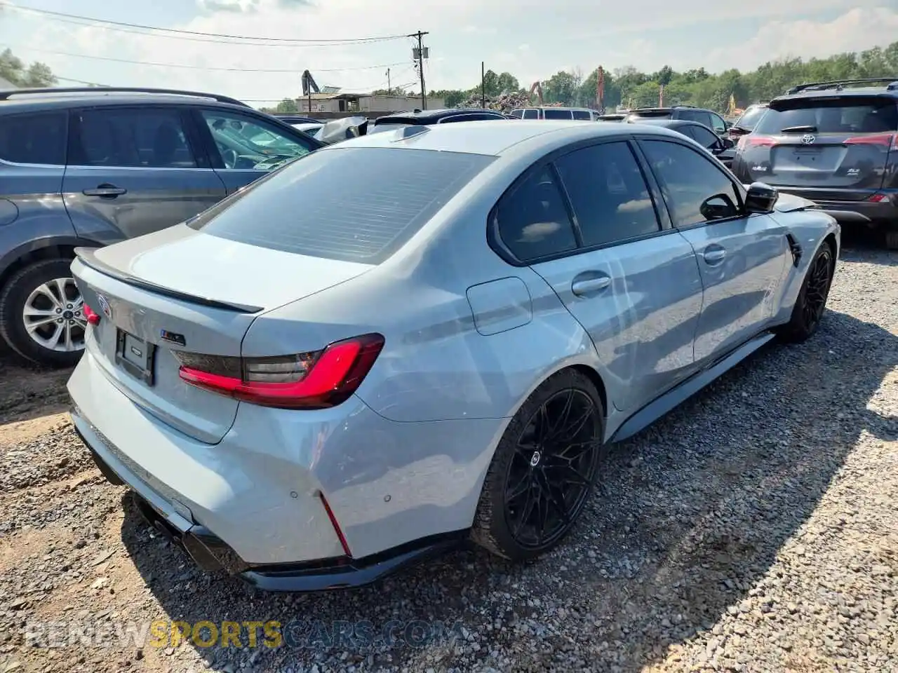 3 Photograph of a damaged car WBS43AY09PFN85521 BMW M3 2023