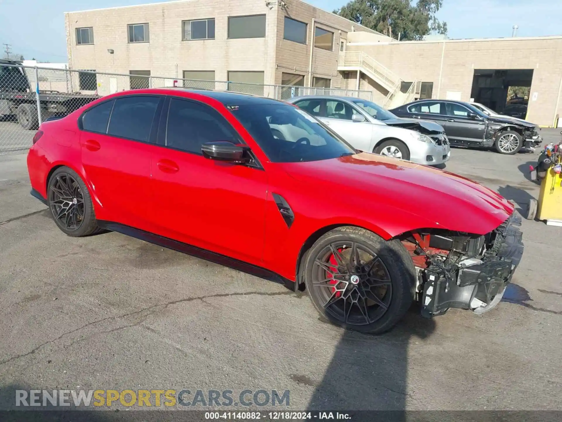 1 Photograph of a damaged car WBS43AY09PFP04541 BMW M3 2023