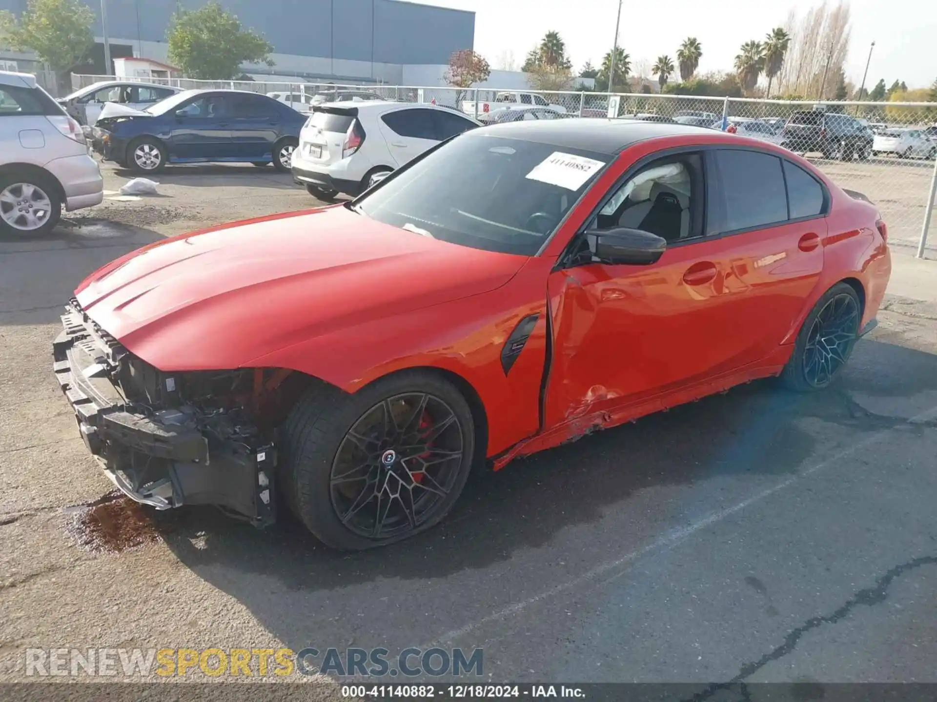 2 Photograph of a damaged car WBS43AY09PFP04541 BMW M3 2023