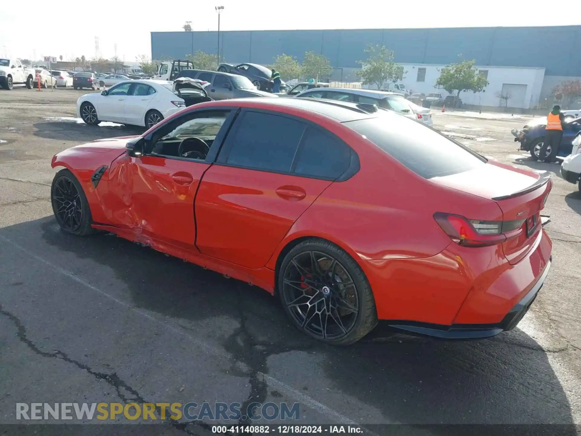 3 Photograph of a damaged car WBS43AY09PFP04541 BMW M3 2023