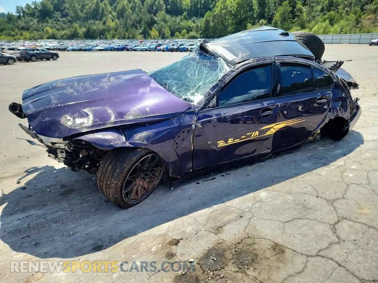 1 Photograph of a damaged car WBS43AY0XPFN47375 BMW M3 2023