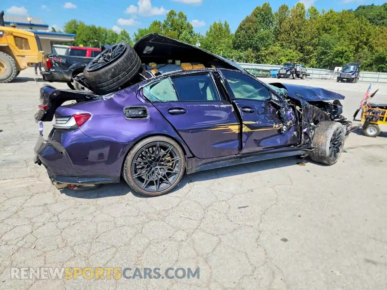 3 Photograph of a damaged car WBS43AY0XPFN47375 BMW M3 2023