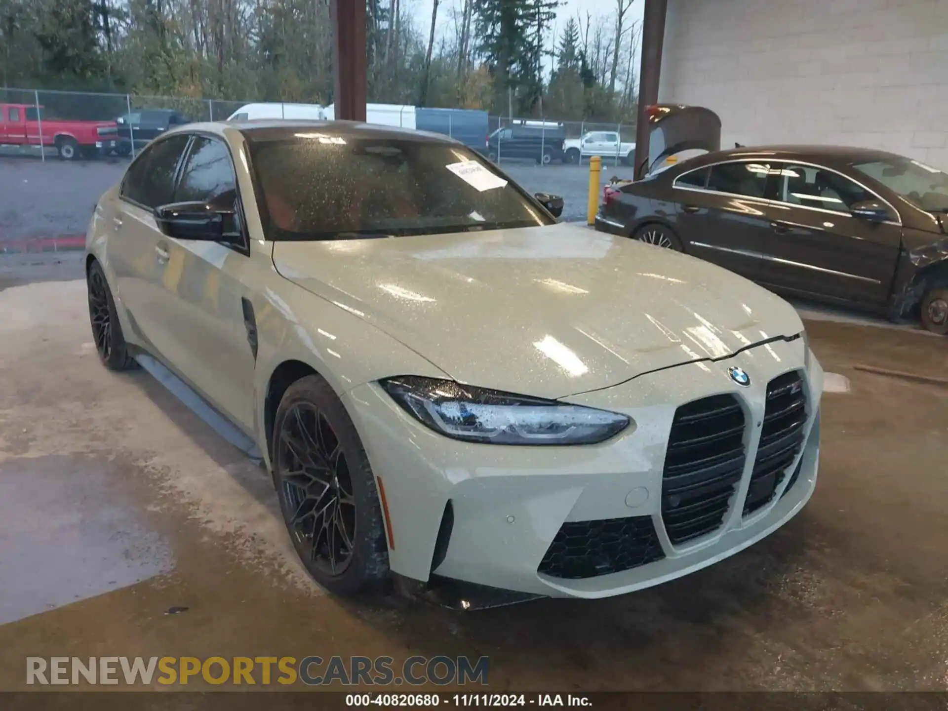 1 Photograph of a damaged car WBS43AY0XPFR43712 BMW M3 2023