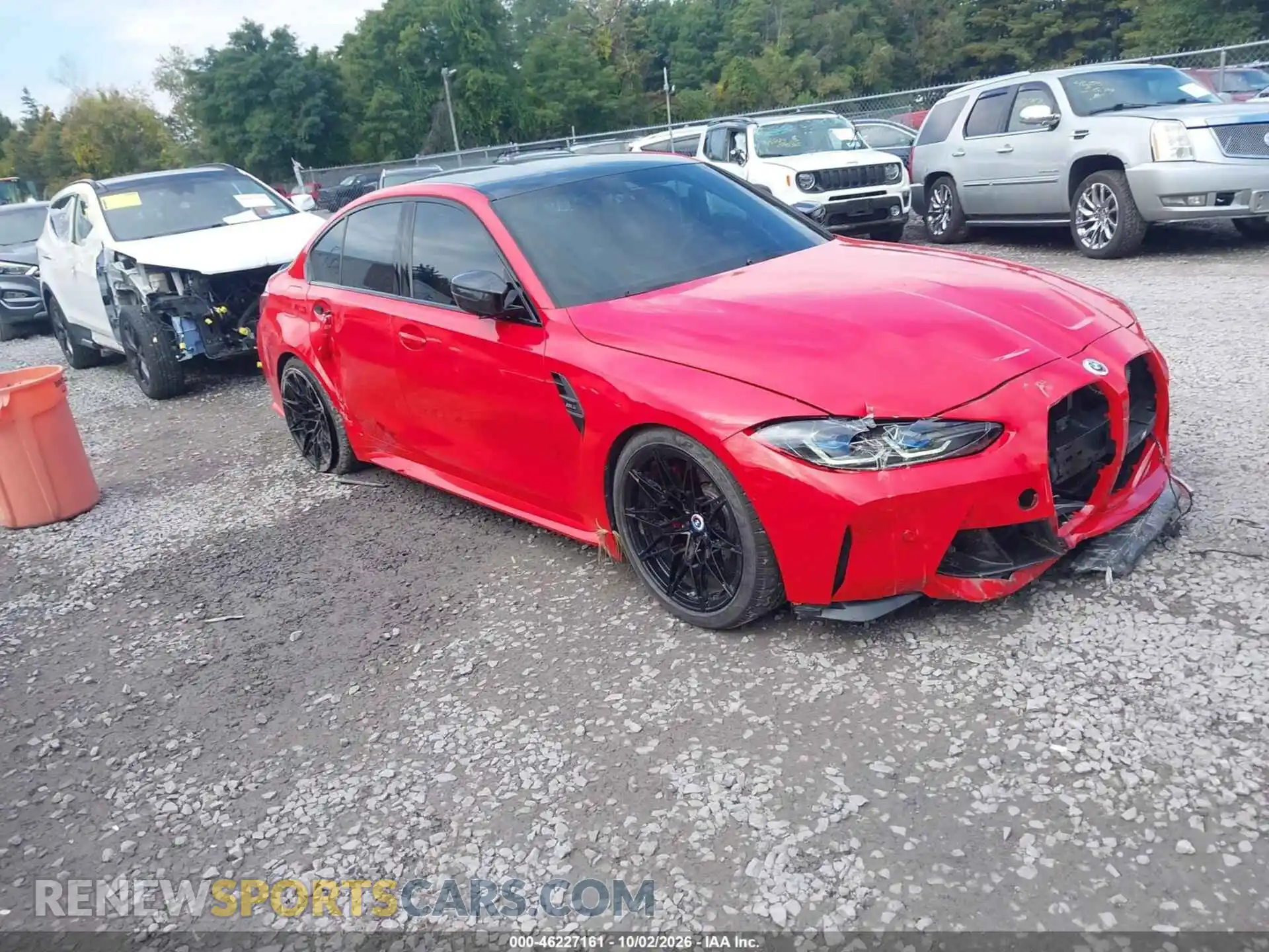 1 Photograph of a damaged car WBS53AY09PFP11722 BMW M3 2023