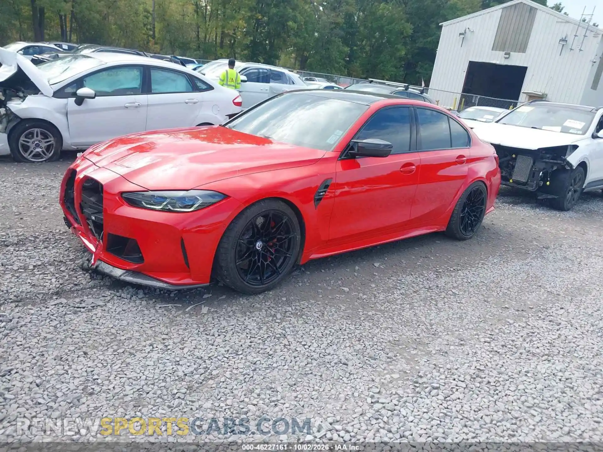 2 Photograph of a damaged car WBS53AY09PFP11722 BMW M3 2023