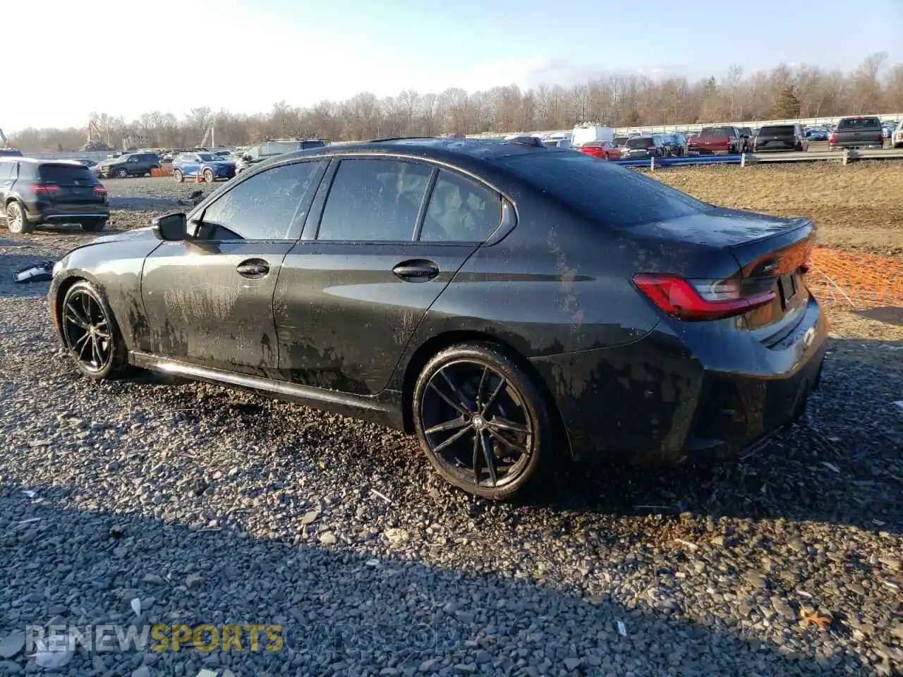 2 Photograph of a damaged car 3MW49FF00R8E53312 BMW M3 2024