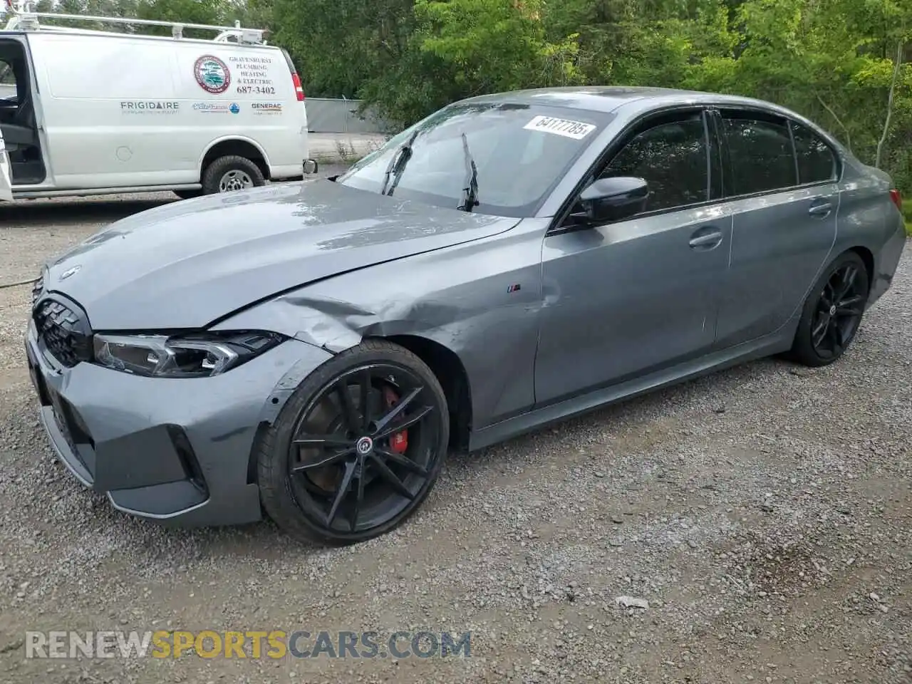 1 Photograph of a damaged car 3MW49FF03R8D87581 BMW M3 2024
