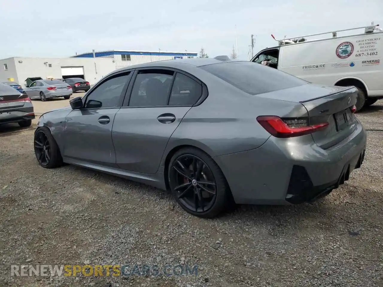 2 Photograph of a damaged car 3MW49FF03R8D87581 BMW M3 2024