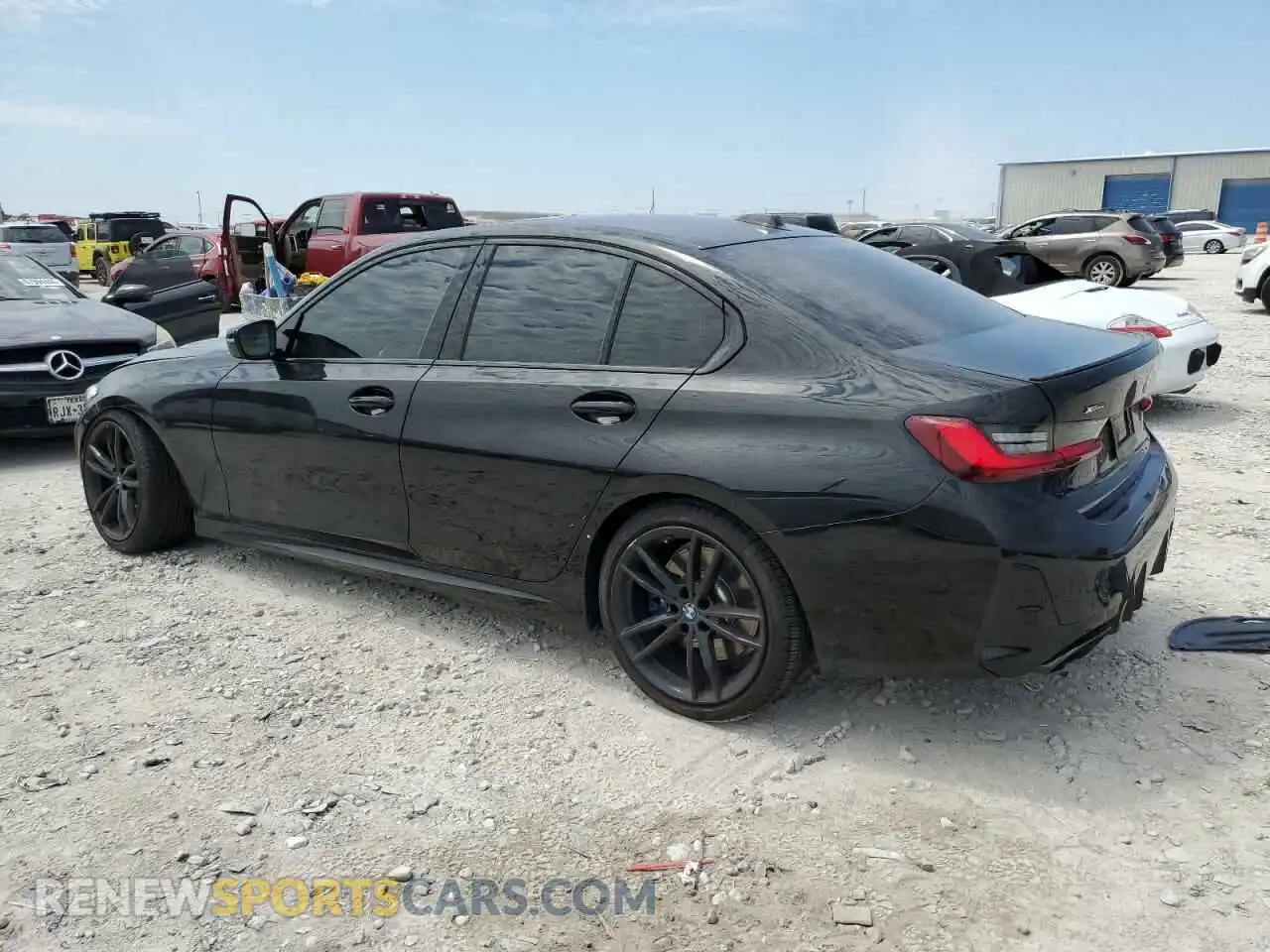 2 Photograph of a damaged car 3MW49FF04R8E54138 BMW M3 2024