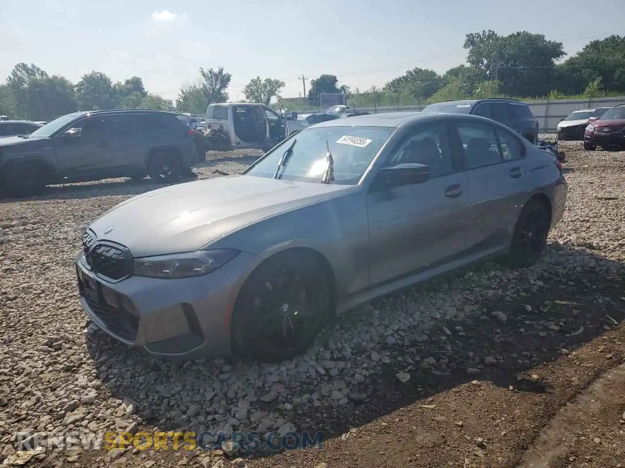 1 Photograph of a damaged car 3MW49FF07R8E04074 BMW M3 2024