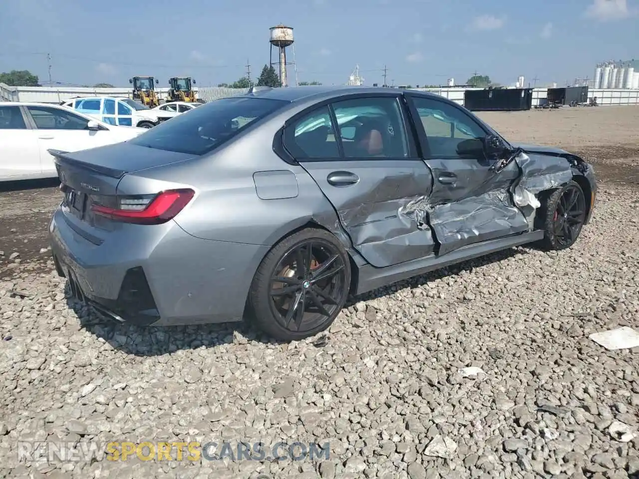 3 Photograph of a damaged car 3MW49FF07R8E04074 BMW M3 2024
