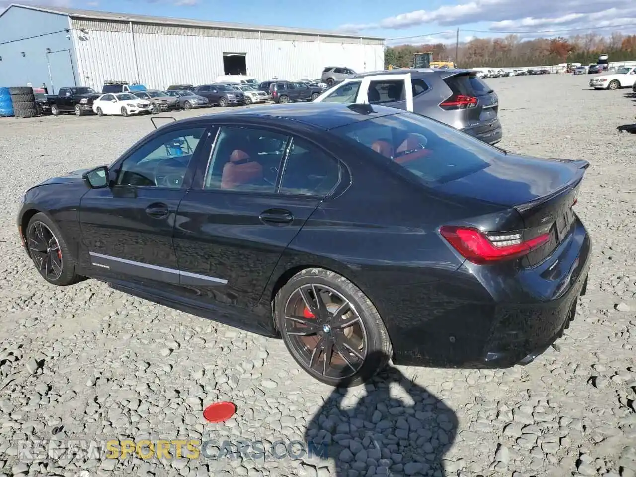 2 Photograph of a damaged car 3MW49FF0XR8D98688 BMW M3 2024
