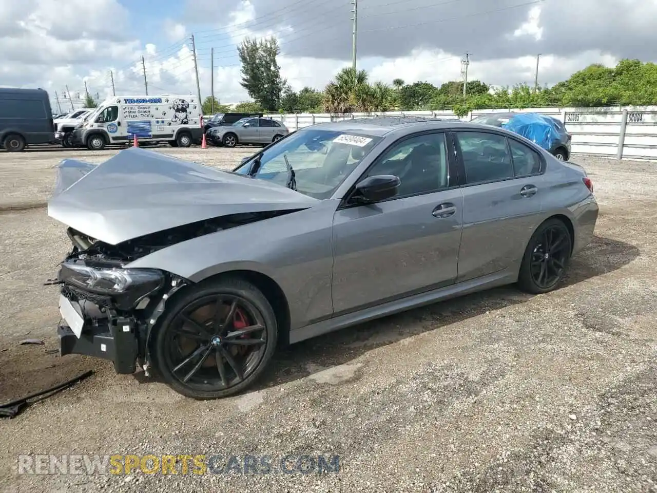 1 Фотография поврежденного автомобиля 3MW49FS08R8E37154 BMW M3 2024
