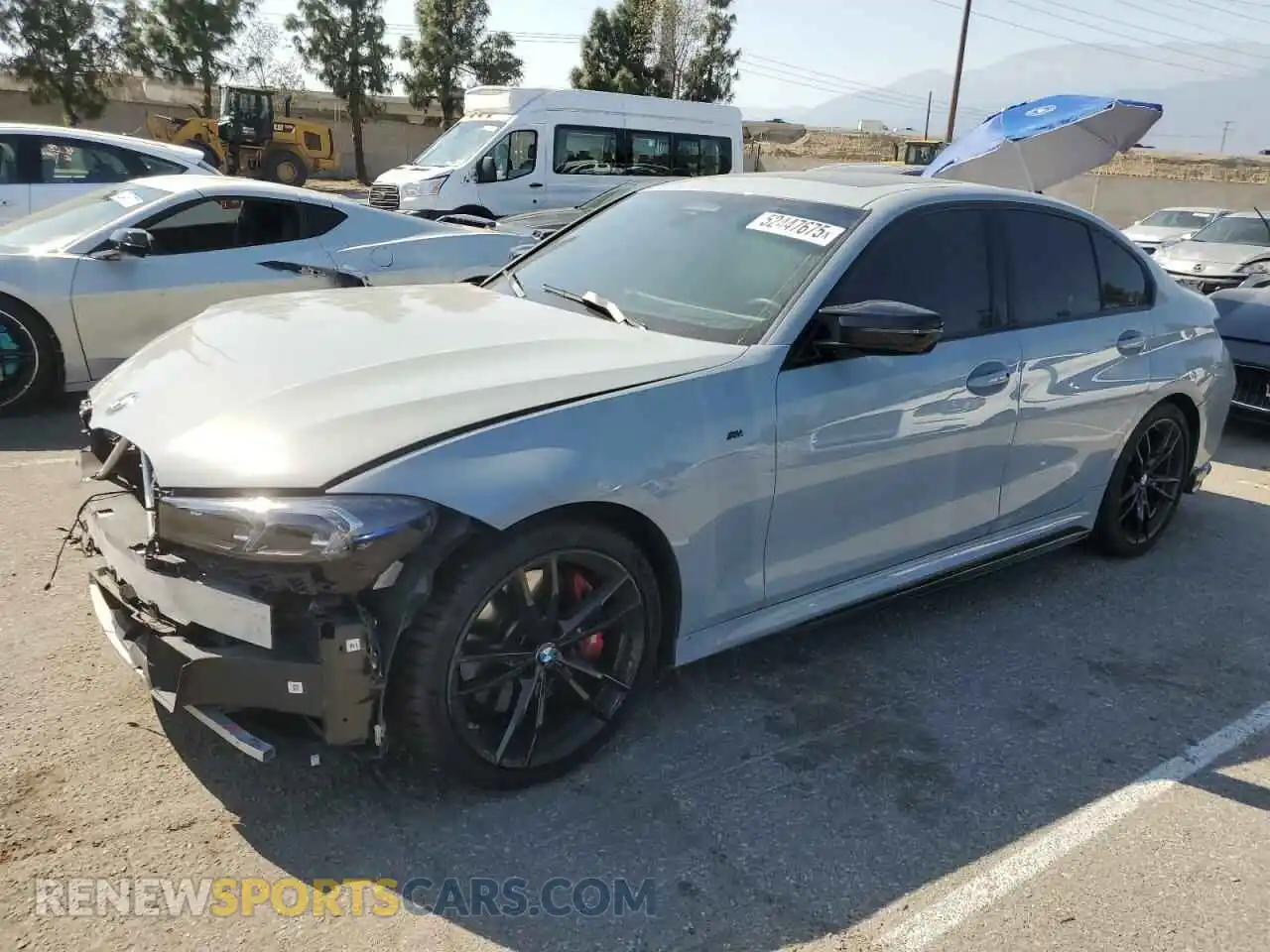 1 Фотография поврежденного автомобиля 3MW49FS09R8E18287 BMW M3 2024