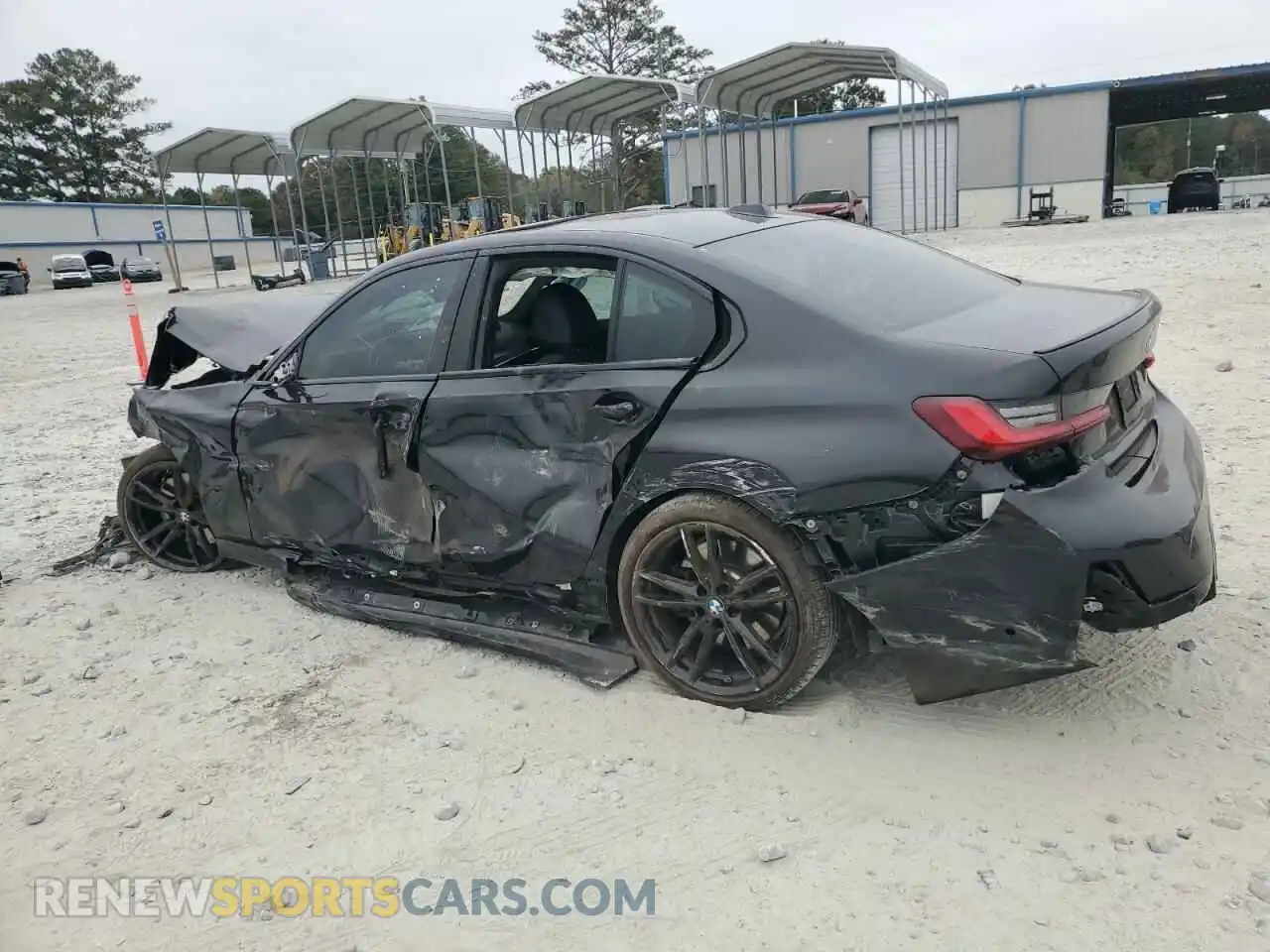 2 Photograph of a damaged car 3MW49FS09R8E37275 BMW M3 2024