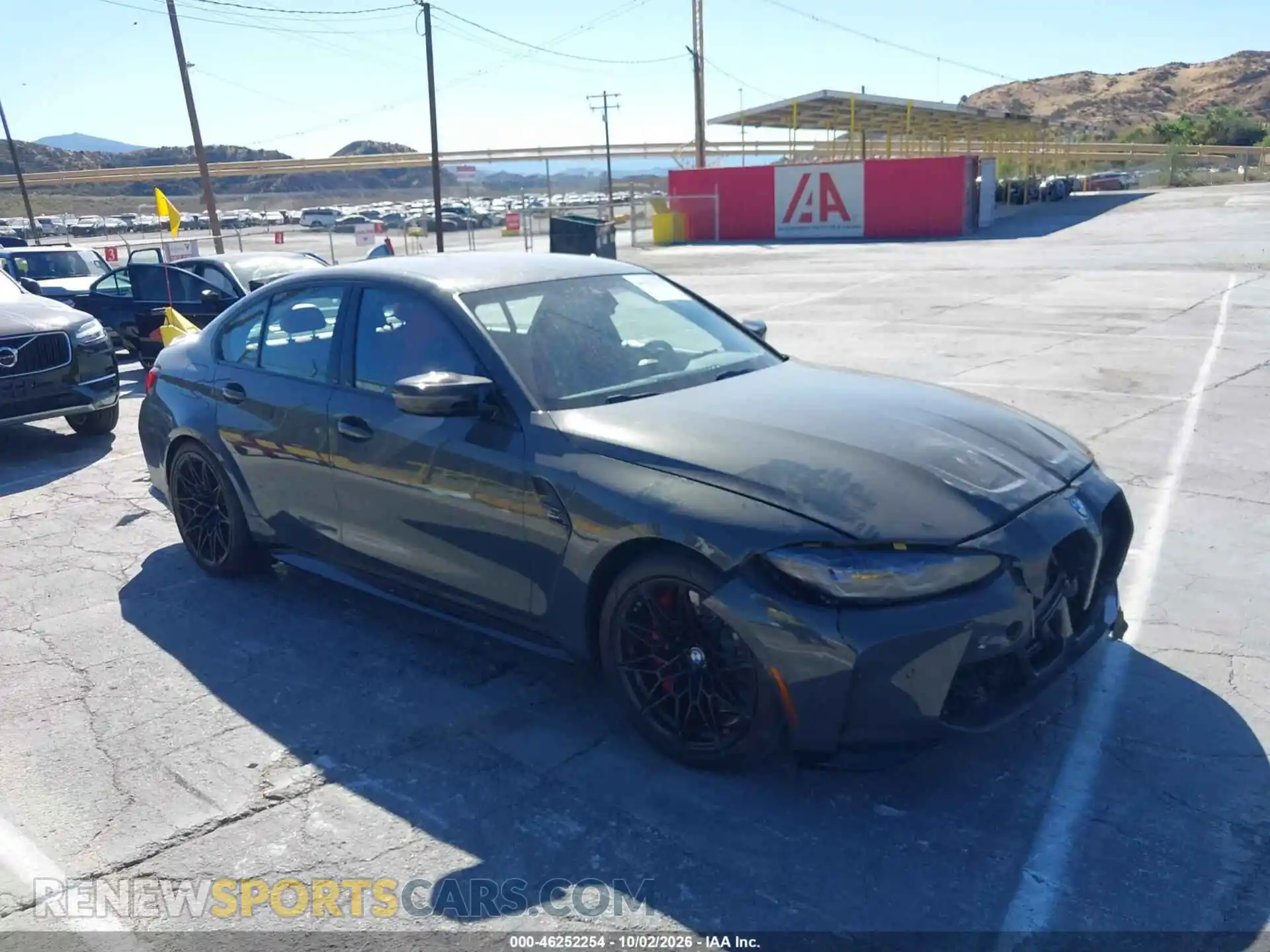 1 Photograph of a damaged car WBS33AY01RFS68380 BMW M3 2024