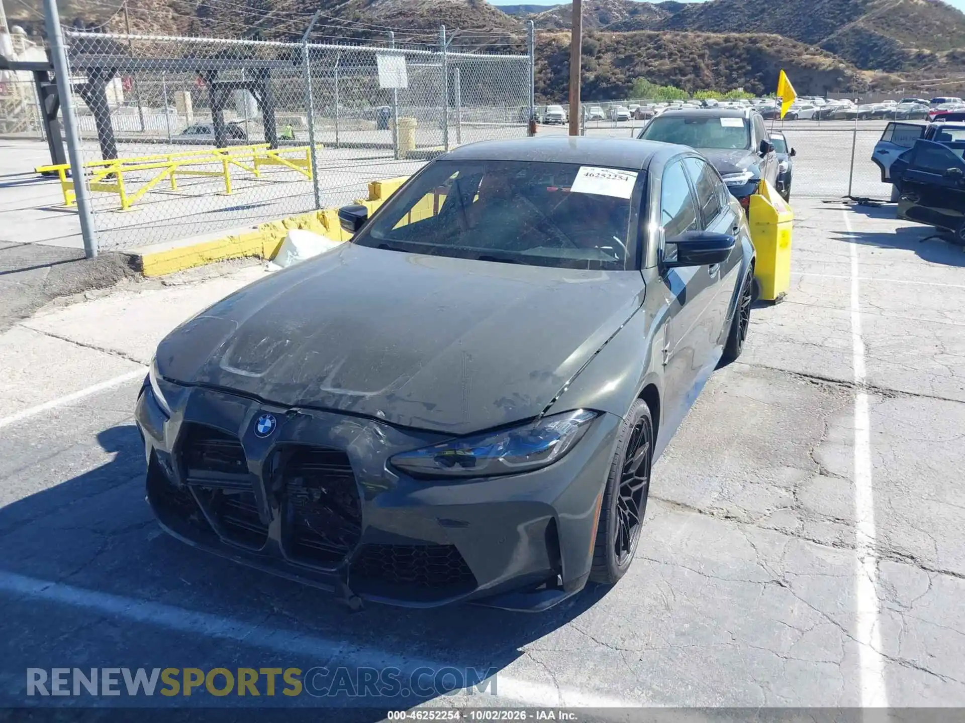 2 Photograph of a damaged car WBS33AY01RFS68380 BMW M3 2024
