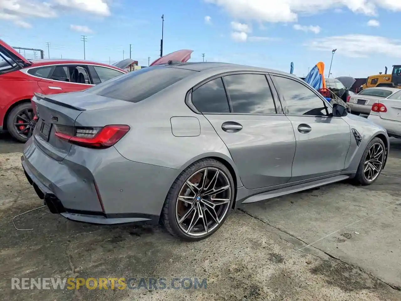 3 Photograph of a damaged car WBS33AY07RFS83644 BMW M3 2024